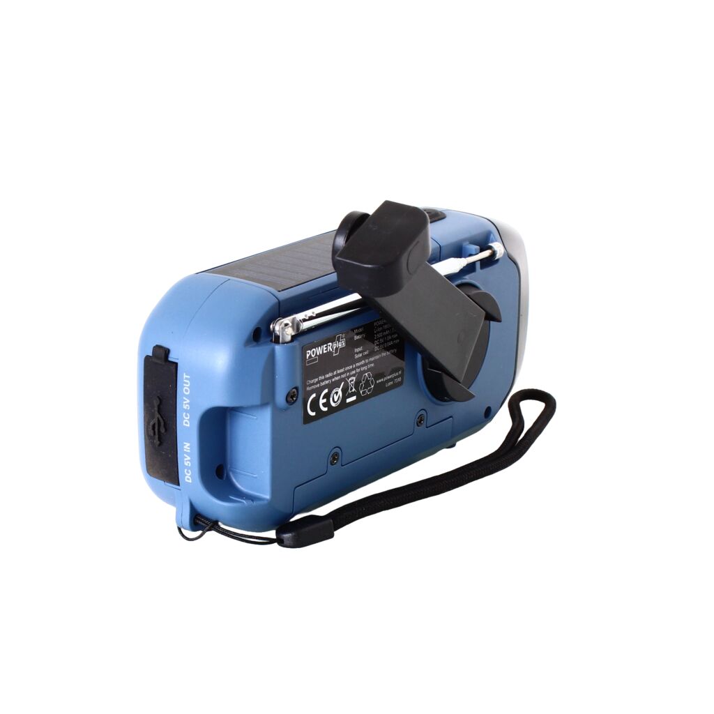 DAB+/FM Radio Solar Dynamo Flashlight Powerbank Alarm POWERplus Hyena