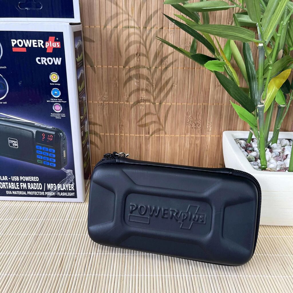 Solar FM Radio and MP3 Player POWERplus Crow Portable