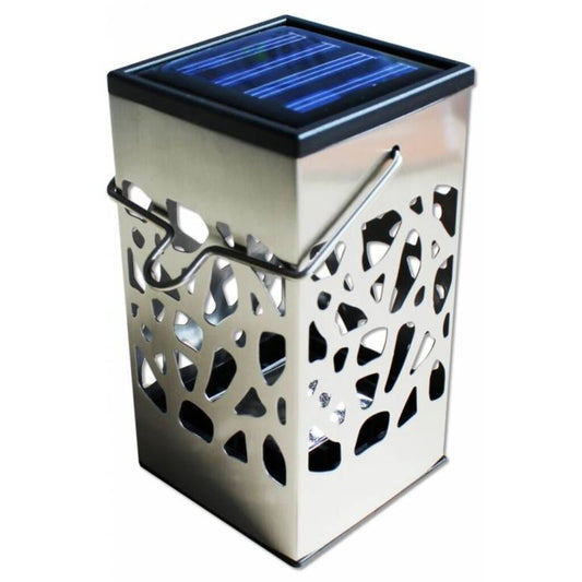 Solar LED Flame Lamp POWERplus Ferret Stainless Steel Garden