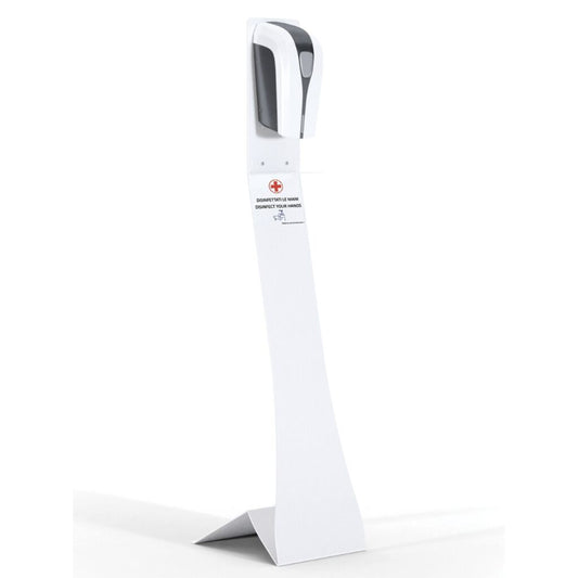 Stand with Disinfectant Liquid Dispenser and STAND UP Basket