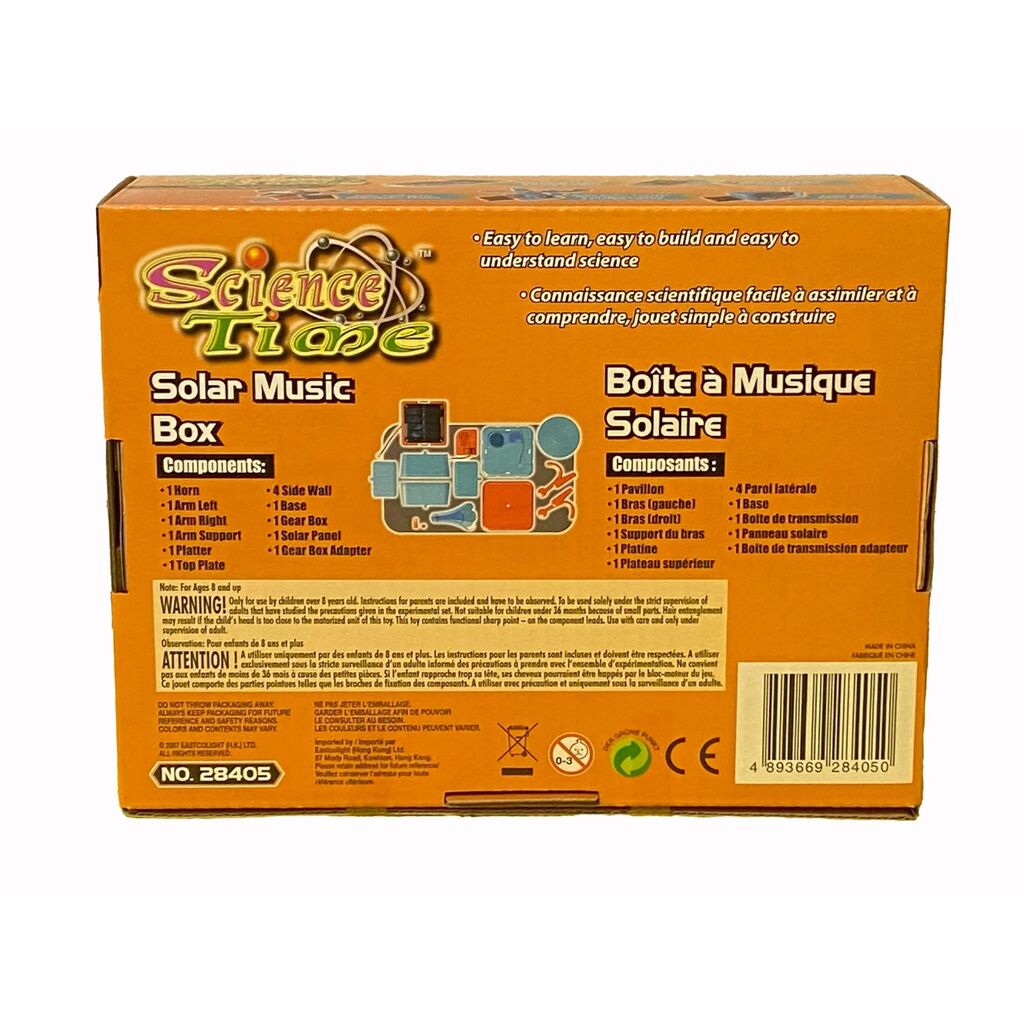 Solar Educational Music Box POWERplus Science Time Toy