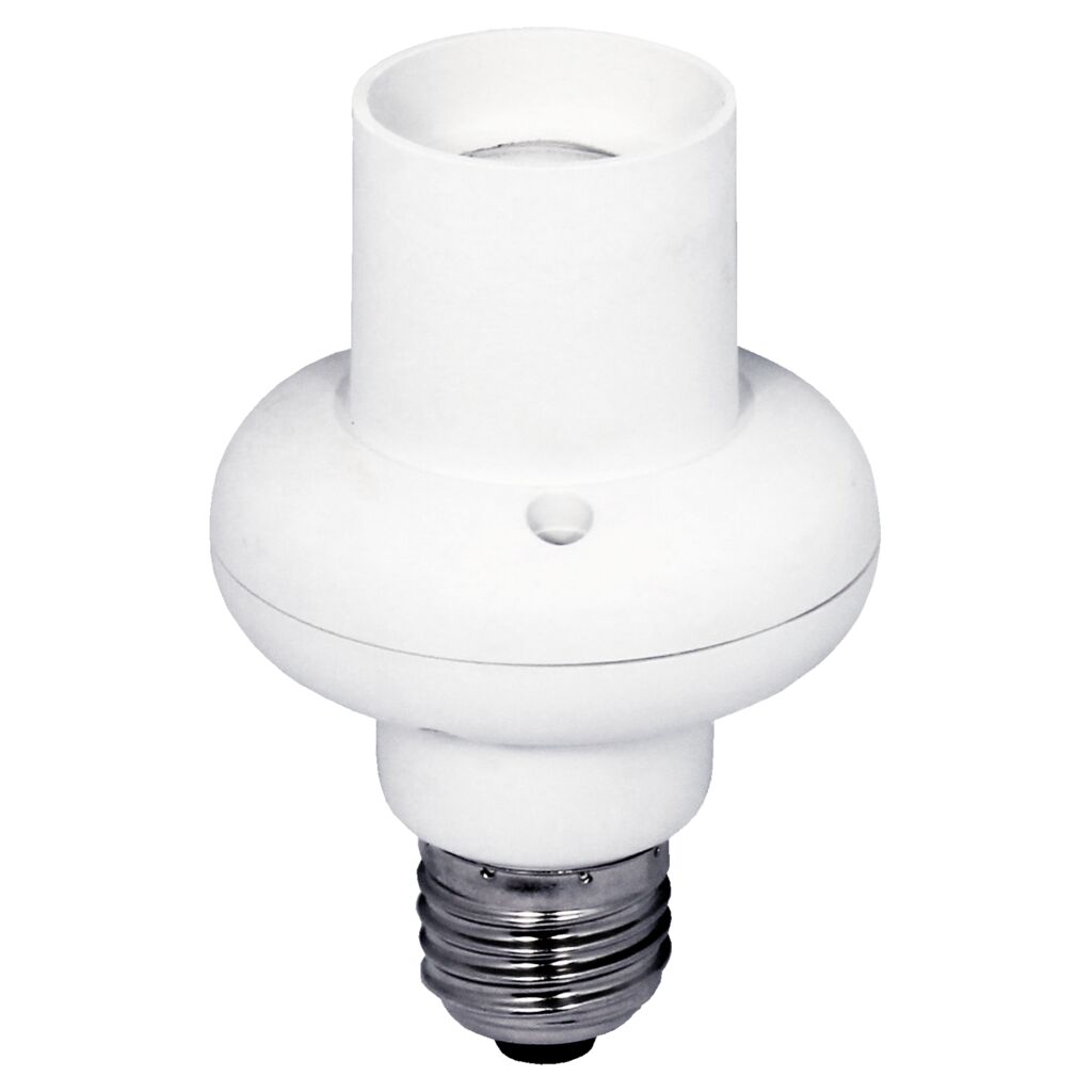 E27 lampholder with EcoSavers Automatic Light Microwave Sensor