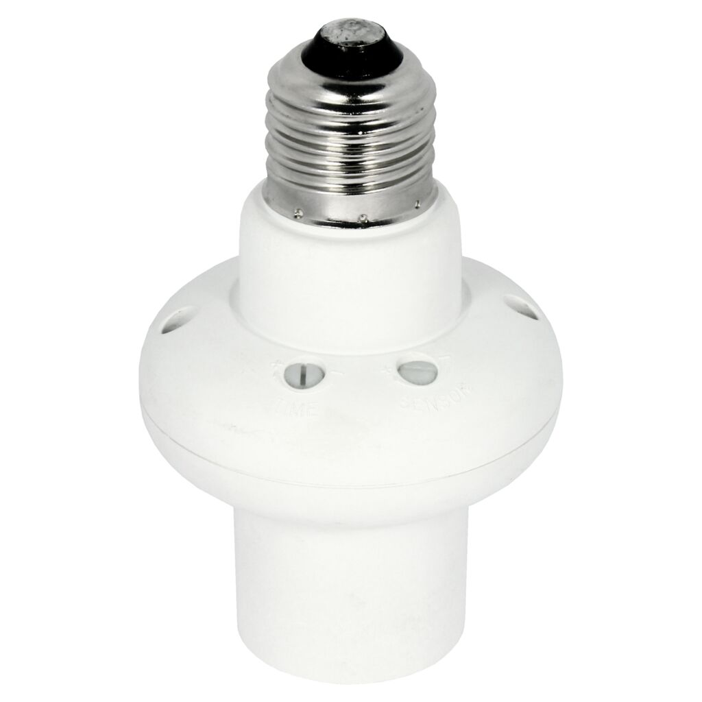 E27 lampholder with EcoSavers Automatic Light Microwave Sensor