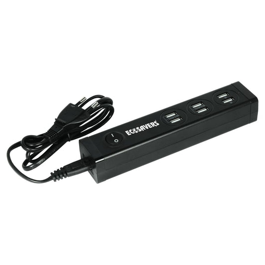 Smart USB Charger 6 Ports 6.8A EcoSavers Economical