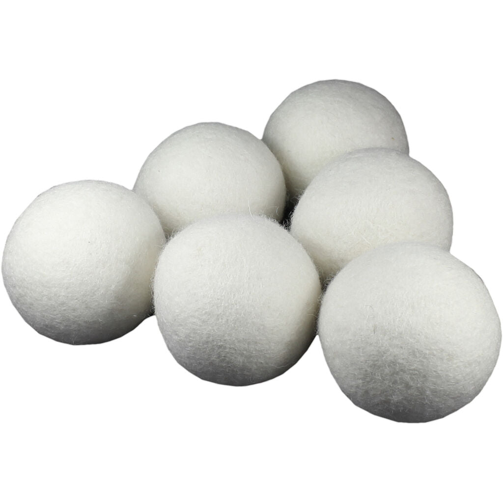 EcoSavers Wool Dryer Balls Accelerating Drying 6 pcs