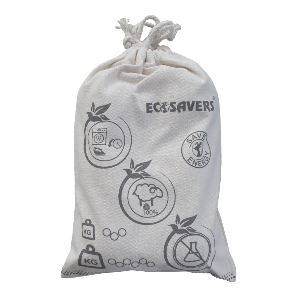 EcoSavers Wool Dryer Balls Accelerating Drying 6 pcs