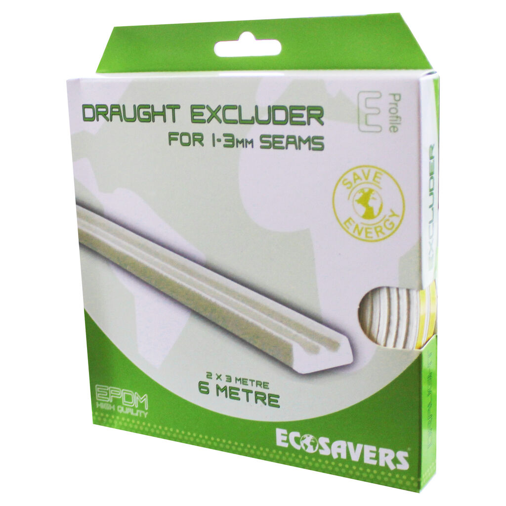 EcoSavers E-Shape Self-Adhesive Seal for Windows/Doors