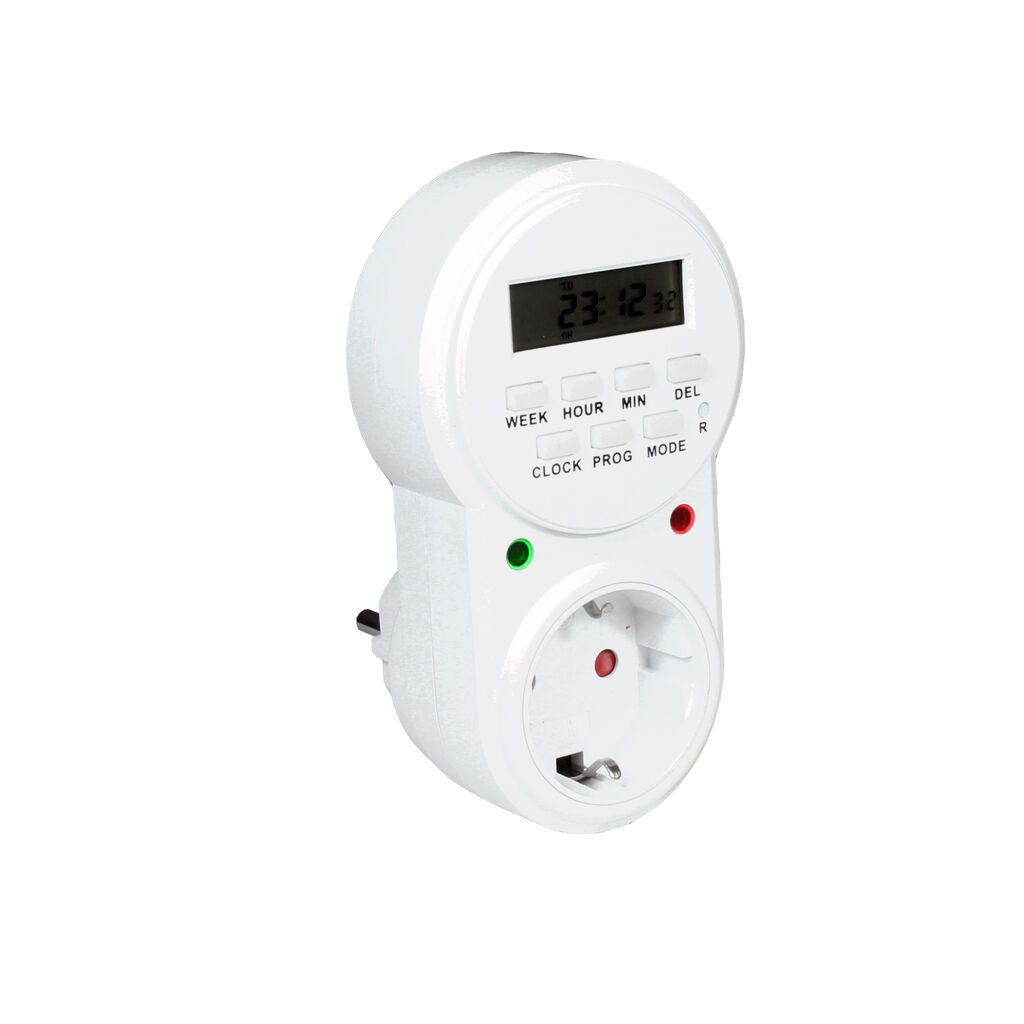 EcoSavers Type F Digital Socket Timer