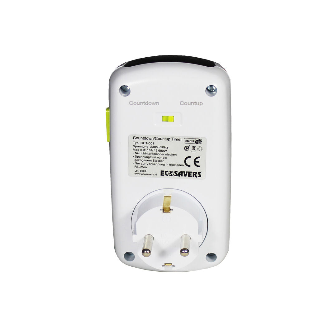 EcoSavers Timer Type F timer socket switch