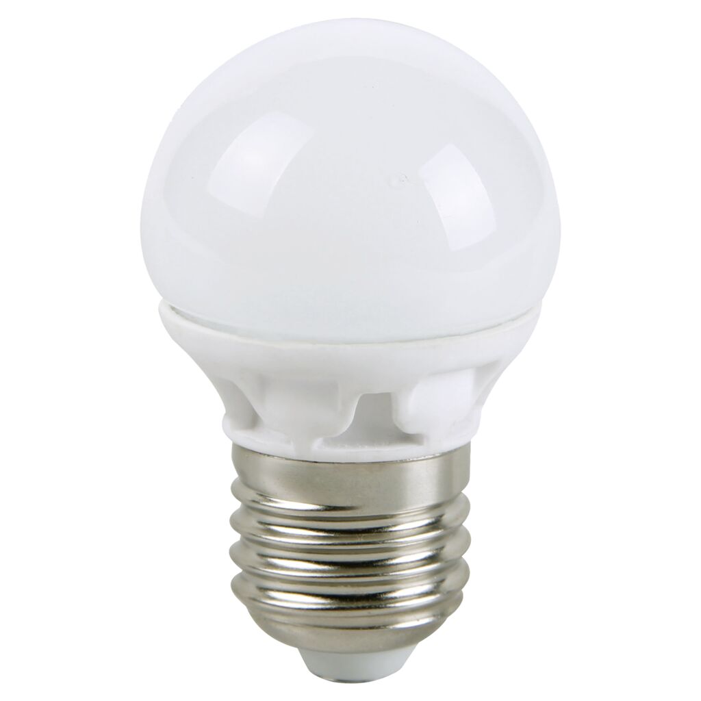 E27 5W EcoSavers MiniGlobe LED ball bulb. Economical