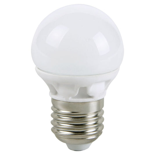 E27 5W EcoSavers MiniGlobe LED ball bulb. Economical