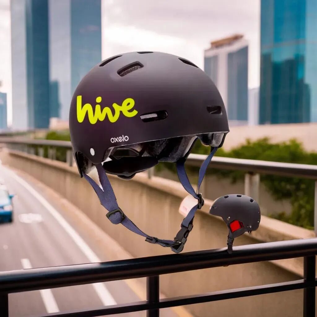 Oxelo Bicycle Helmet Size M Limited Edition Hive