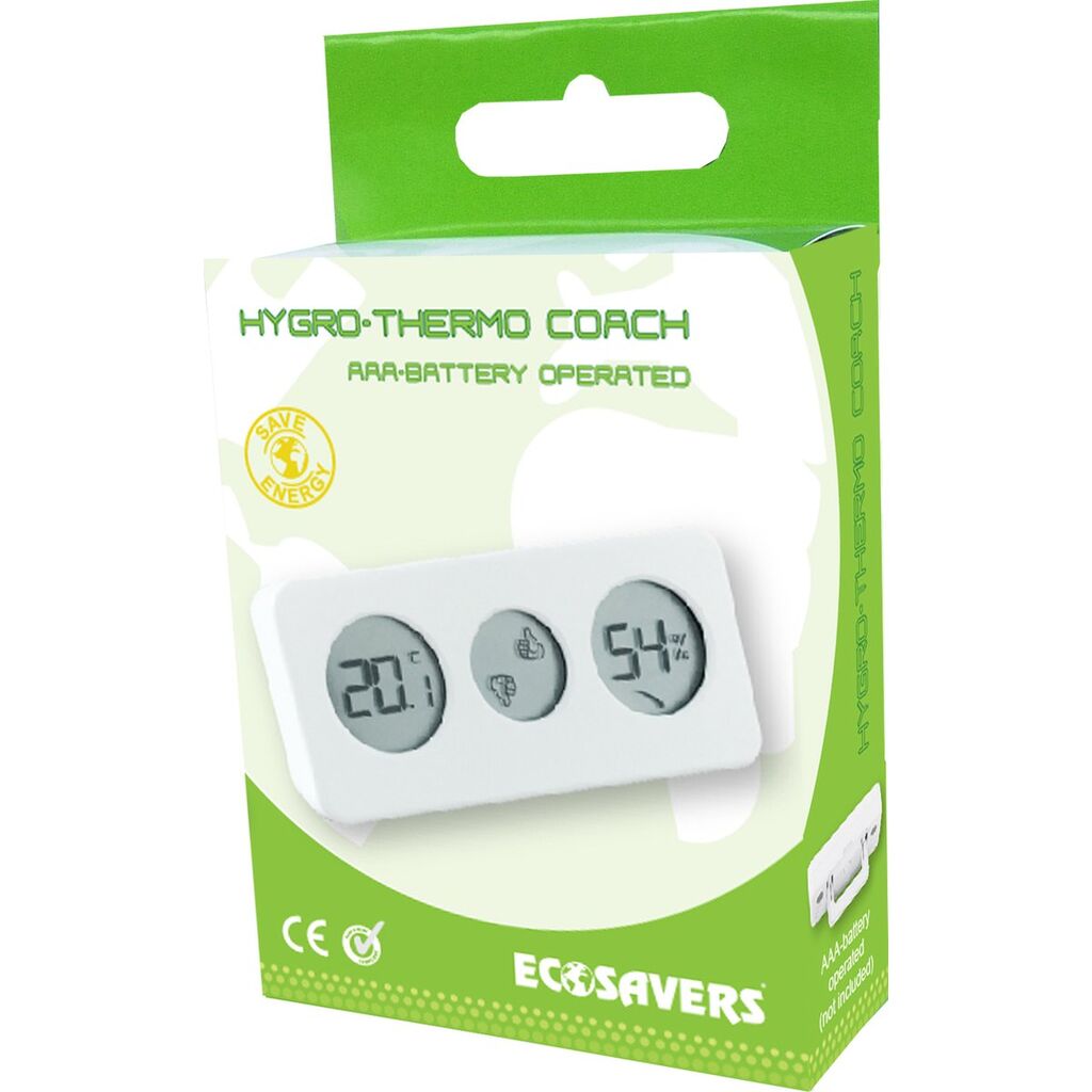 EcoSavers Hygro Thermo Coach thermohygrometer Heating Optimization
