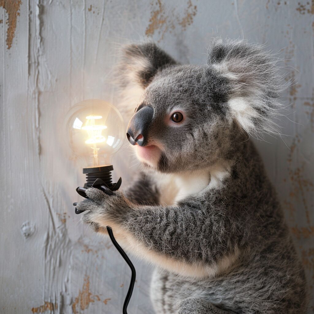 Abrazo virtual del koala de EcoSavers