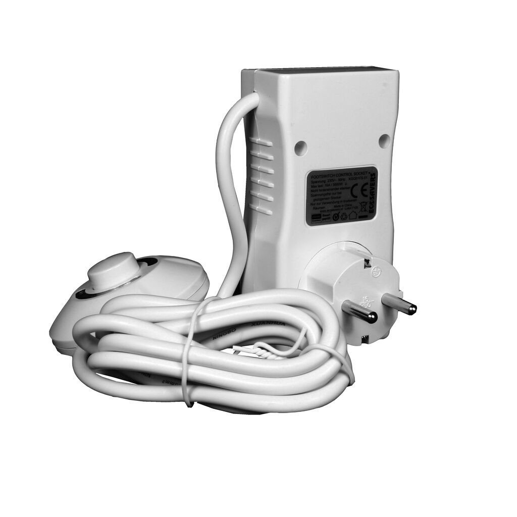 Extension Cable with EcoSavers Foot Switch Convenient Control