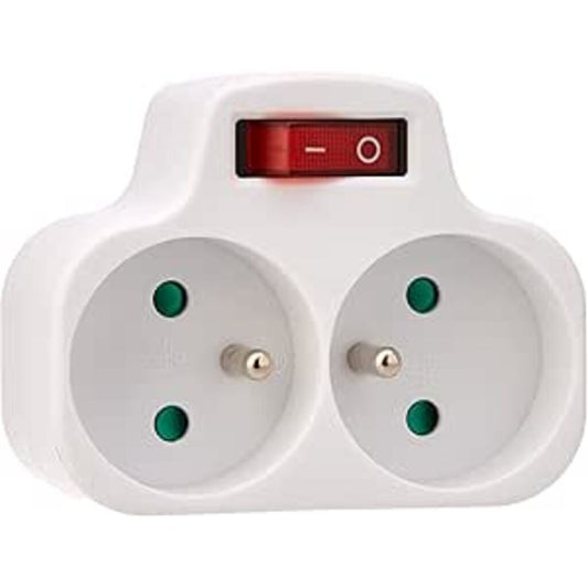 Arcotec 2-Socket Electrical Socket Splitter