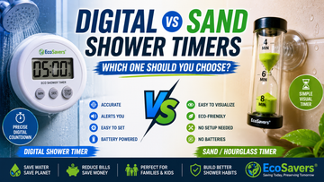 digital vs sand shower timers