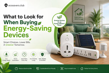 What to Look for When Buying Energy-Saving Devices