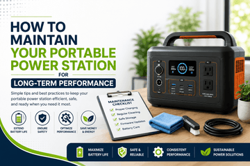 How to Maintain Your Portable Power Station for Long-Term Performance