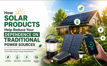 How Solar Products Help Reduce Your Dependence on Traditional Power Sources