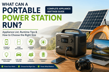 What Can a Portable Power Station Run? Complete Appliance Wattage Guide