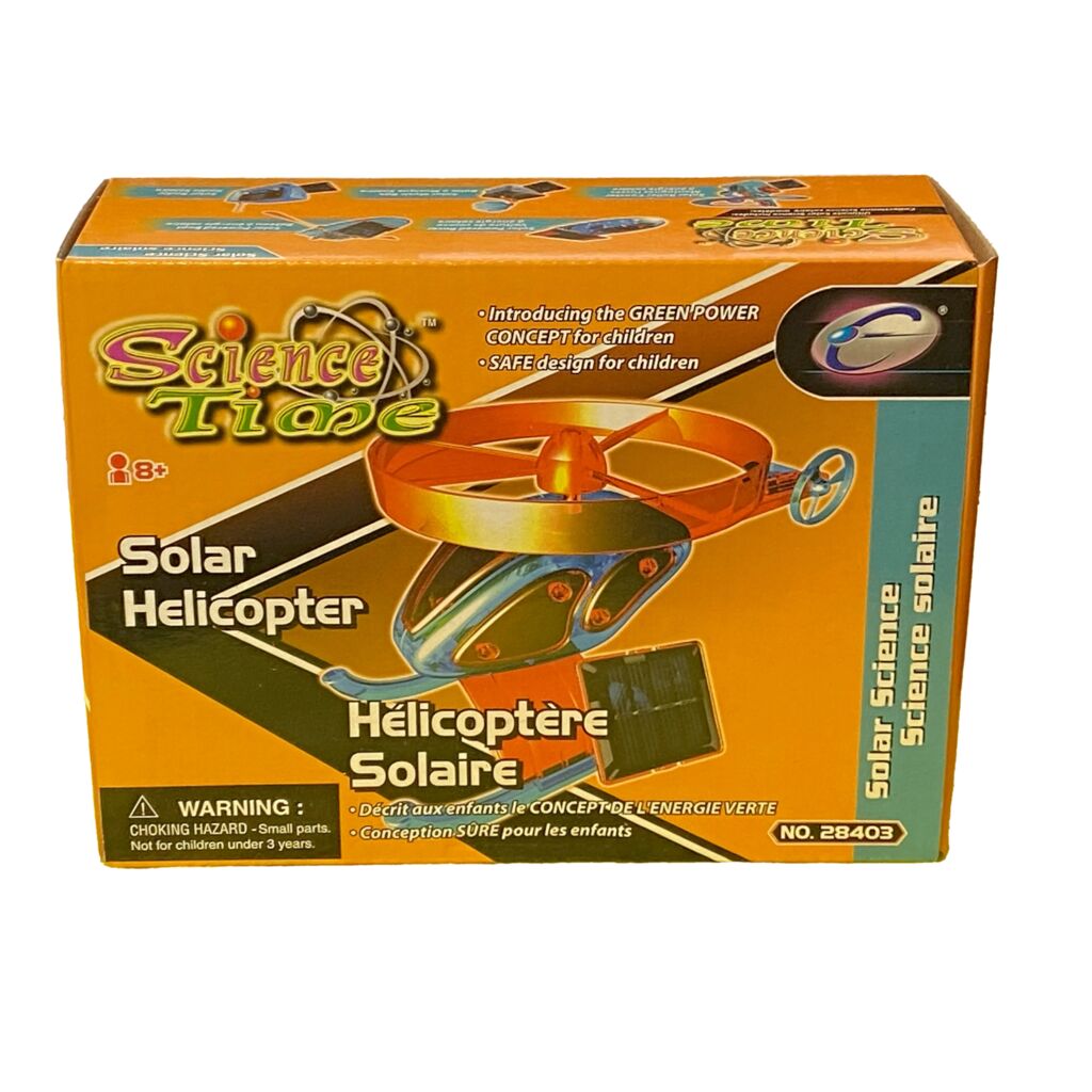 Solar Educational Helicopter POWERplus Science Time Toy