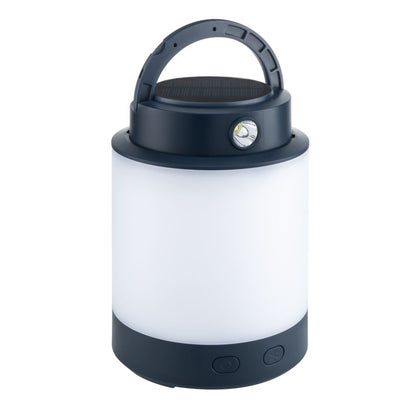 LED Solar Flashlight USB Powerbank Camping Lamp POWERplus Bluebird