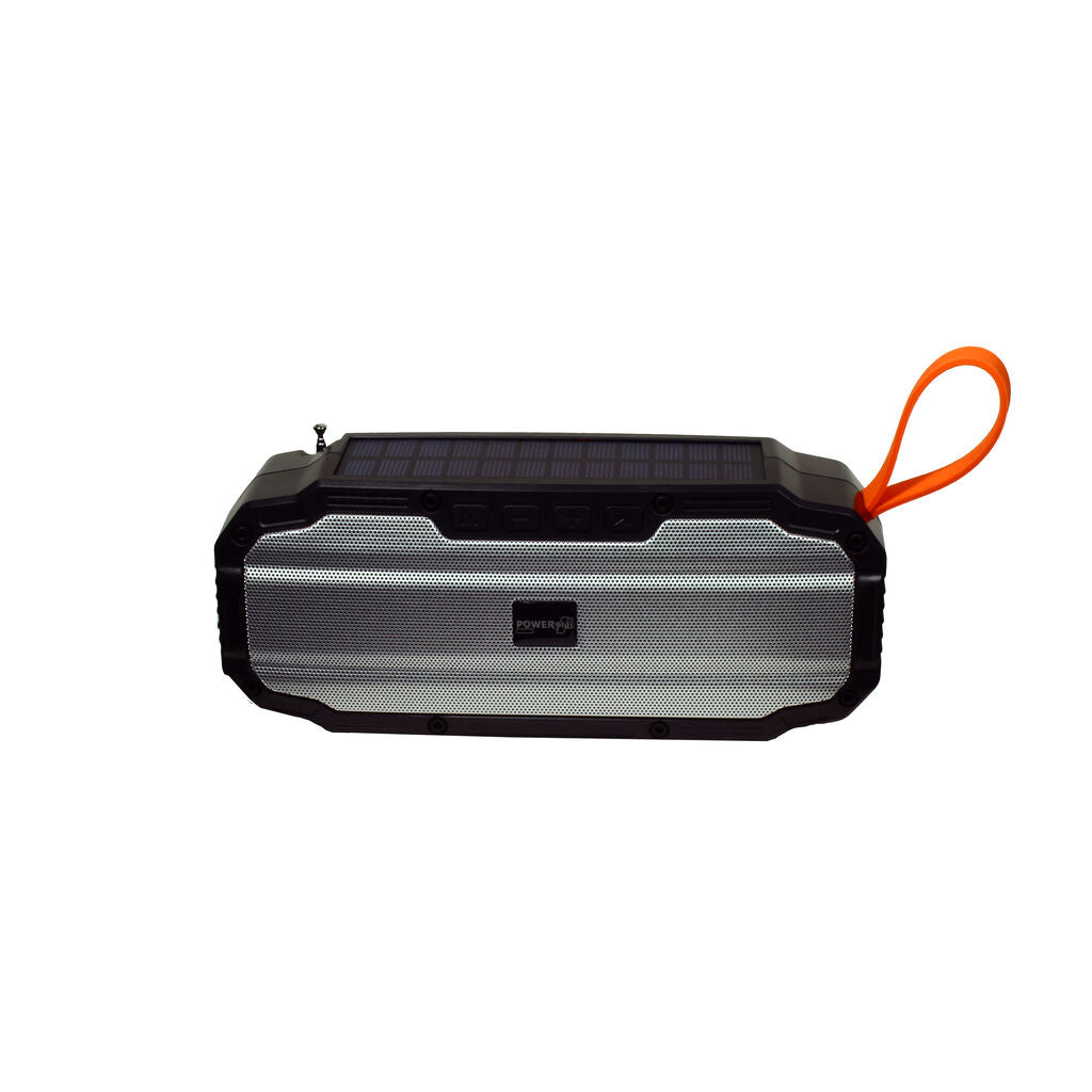 Solar Bluetooth Speaker FM Radio POWERplus Buffalo Outdoor (Image 5 of 10) - POWERplus Buffalo Bluetooth Speaker and FM Radio - Solar/USB, MP3, Removable Battery 

 Enjoy your. Keywords: solar toys, toy. SKU: 8717853705977 POWERplus Buffalo Solar Bluetooth Sp