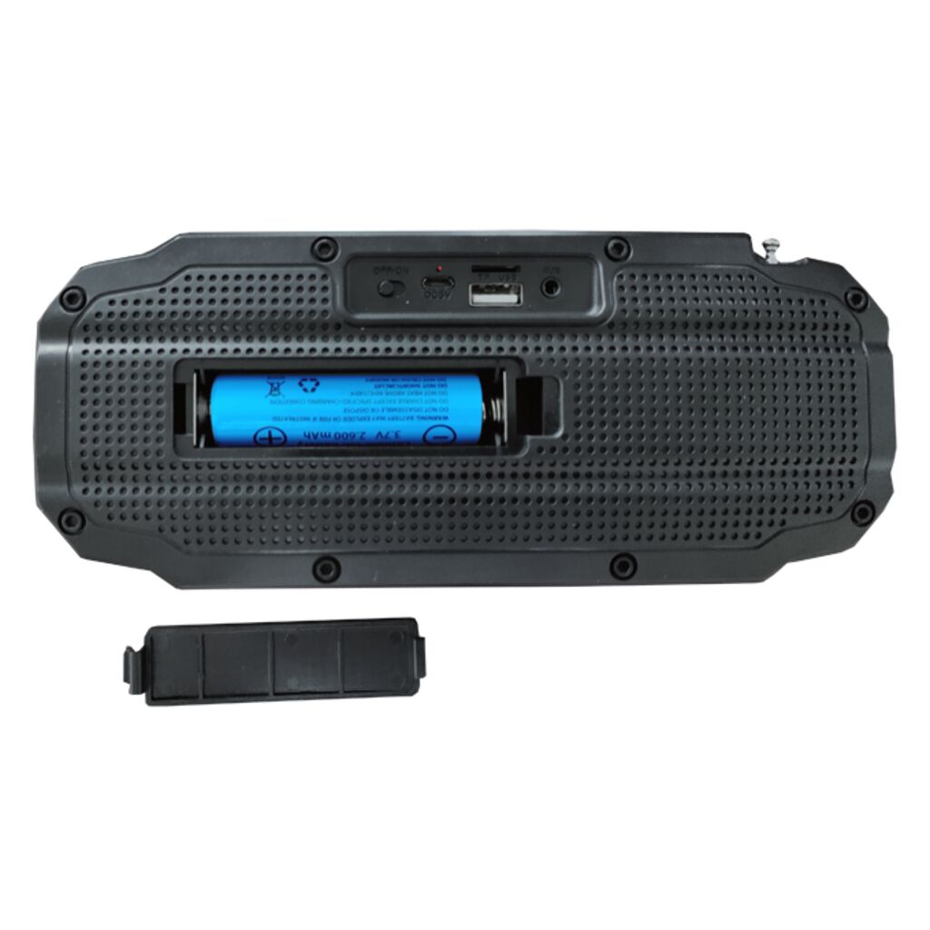 Solar Bluetooth Speaker FM Radio POWERplus Buffalo Outdoor (Image 10 of 10) - POWERplus Buffalo Bluetooth Speaker and FM Radio - Solar/USB, MP3, Removable Battery 

 Enjoy your. Keywords: solar toys, toy. SKU: 8717853705977 POWERplus Buffalo Solar Bluetooth Sp