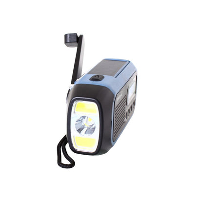 DAB+/FM Radio Solar Dynamo Flashlight Powerbank Alarm POWERplus Hyena