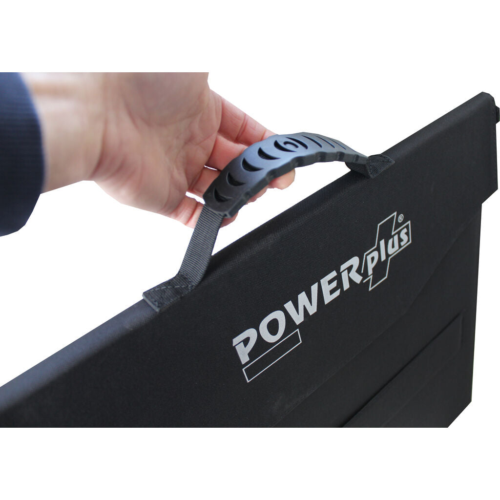 Foldable Solar Charger 80W (2x40W) POWERplus Alligator Portable (Image 4 of 7) - POWERplus Alligator 80W Folding Solar Charger - DC, PD 60W, QC 3.0, USB 

 Do you need a really sol. Keywords: solar toys, toy, toys. SKU: 8717853705946 POWERplus Alligator