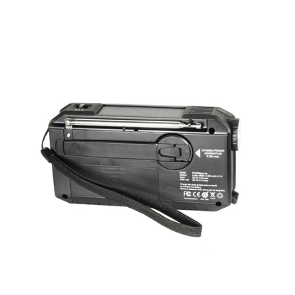 AM/FM Radio Dynamo Solar POWERplus Ox Flashlight Powerbank Emergency