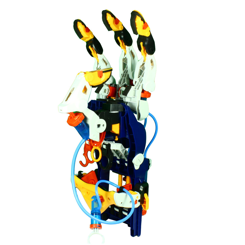 POWERplus Bionic Educational Hydraulic Robot Hand Toy (Image 2 of 8) - POWERplus Junior Bionic Robotic Hand - STEM Set (Plumbing, DIY) 

 Have you always been fascinated. Keywords: toy, toys. SKU: 8717853705557 POWERplus Bionic | Robotic Hand
