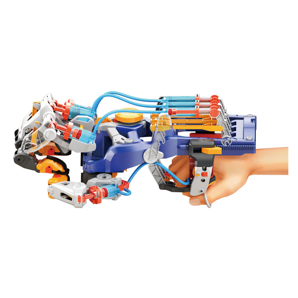 POWERplus Bionic Educational Hydraulic Robot Hand Toy (Image 4 of 8) - POWERplus Junior Bionic Robotic Hand - STEM Set (Plumbing, DIY) 

 Have you always been fascinated. Keywords: toy, toys. SKU: 8717853705557 POWERplus Bionic | Robotic Hand