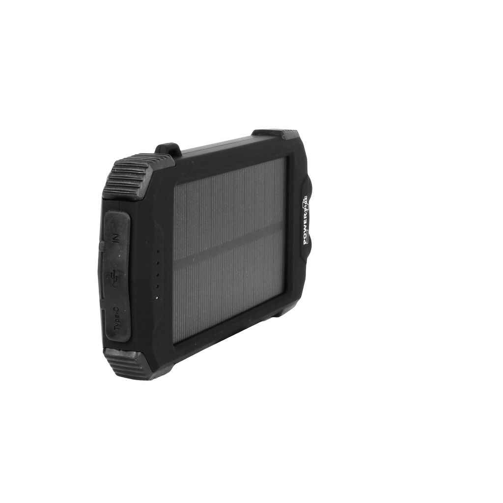 Solar Powerbank with POWERplus Beluga Qi Wireless Charging (Image 5 of 10) - POWERplus Beluga Solar Powerbank 10000mAh - Qi Wireless, IPX4, Flashlight, Compass 

 Do you need a. Keywords: powerbank, solar. SKU: 8717853705380 POWERplus Beluga