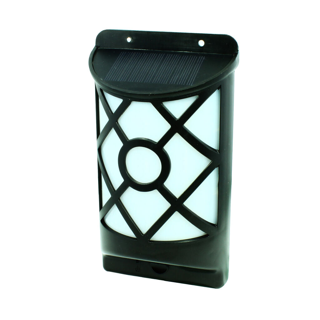 Solar Lamp Flame Effect POWERplus Kiwi Outdoor (Image 4 of 10) - POWERplus Kiwi Solar Wall Lamp - LED Wall Lamp with Flame Effect (66 LEDs, IP65) 

 Do you want to. Keywords: LED, light. SKU: 8717853705021 POWERplus Kiwi