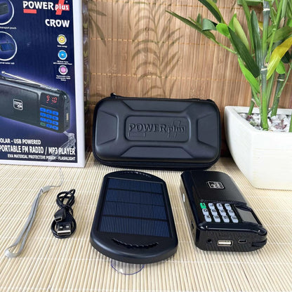 Solar FM Radio and MP3 Player POWERplus Crow Portable