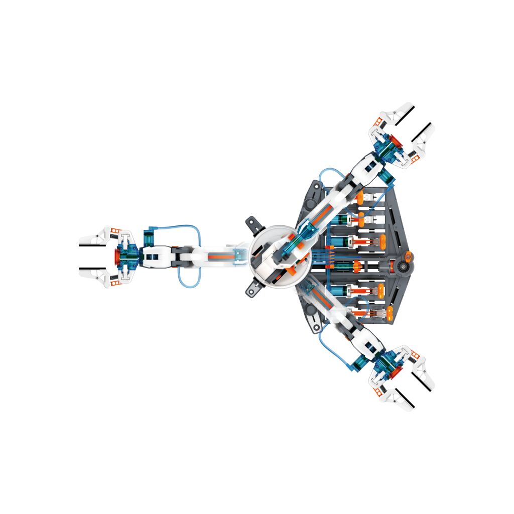 POWERplus Octopus Educational Hydraulic Robot Arm Toy (Image 10 of 10) - Build your own, fully functional robotic arm, powered solely by the power of... water! POWERplu. Keywords: flashlight, solar. SKU: 8717853704345 POWERplus Octopus