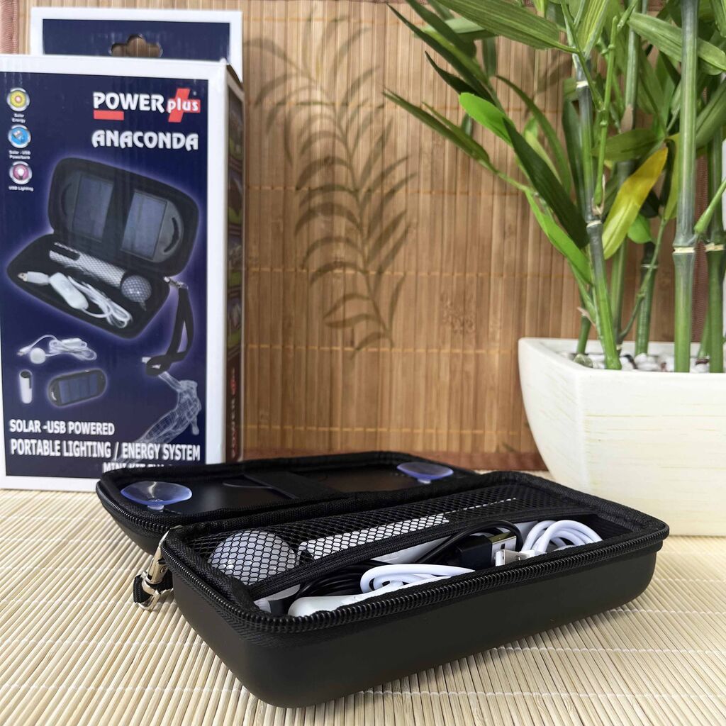 Portable Solar Lighting System Powered by POWERplus Anaconda