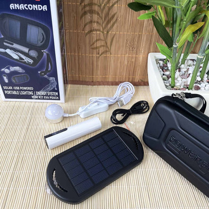 Portable Solar Lighting System Powered by POWERplus Anaconda