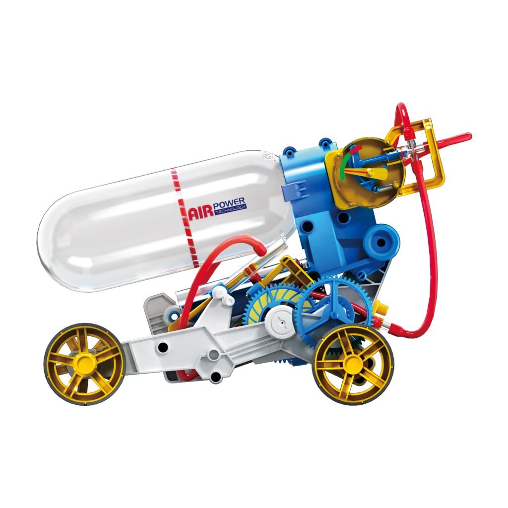 Educational Toy Car POWERplus Air Car for Compressed Air (Image 1 of 10) - Discover the fascinating power of compressed air with the POWERplus® Air Car educational set! T. Keywords: car, edu, toy. SKU: 8717853704024 POWERplus Air Car