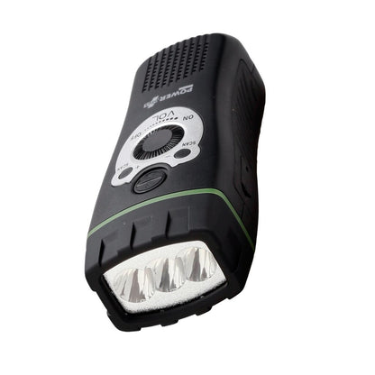 Radio Dynamo LED Flashlight Personal Alarm POWERplus Wolf Emergency