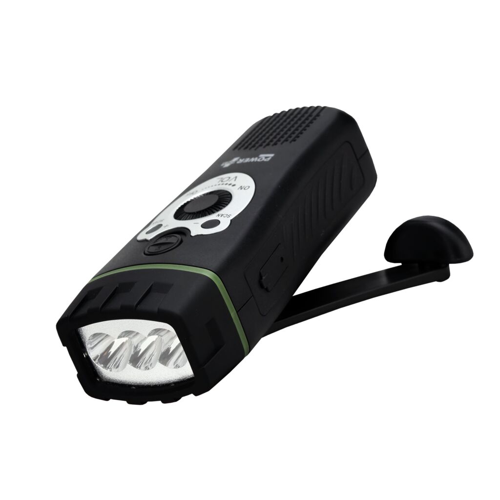 Radio Dynamo LED Flashlight Personal Alarm POWERplus Wolf Emergency