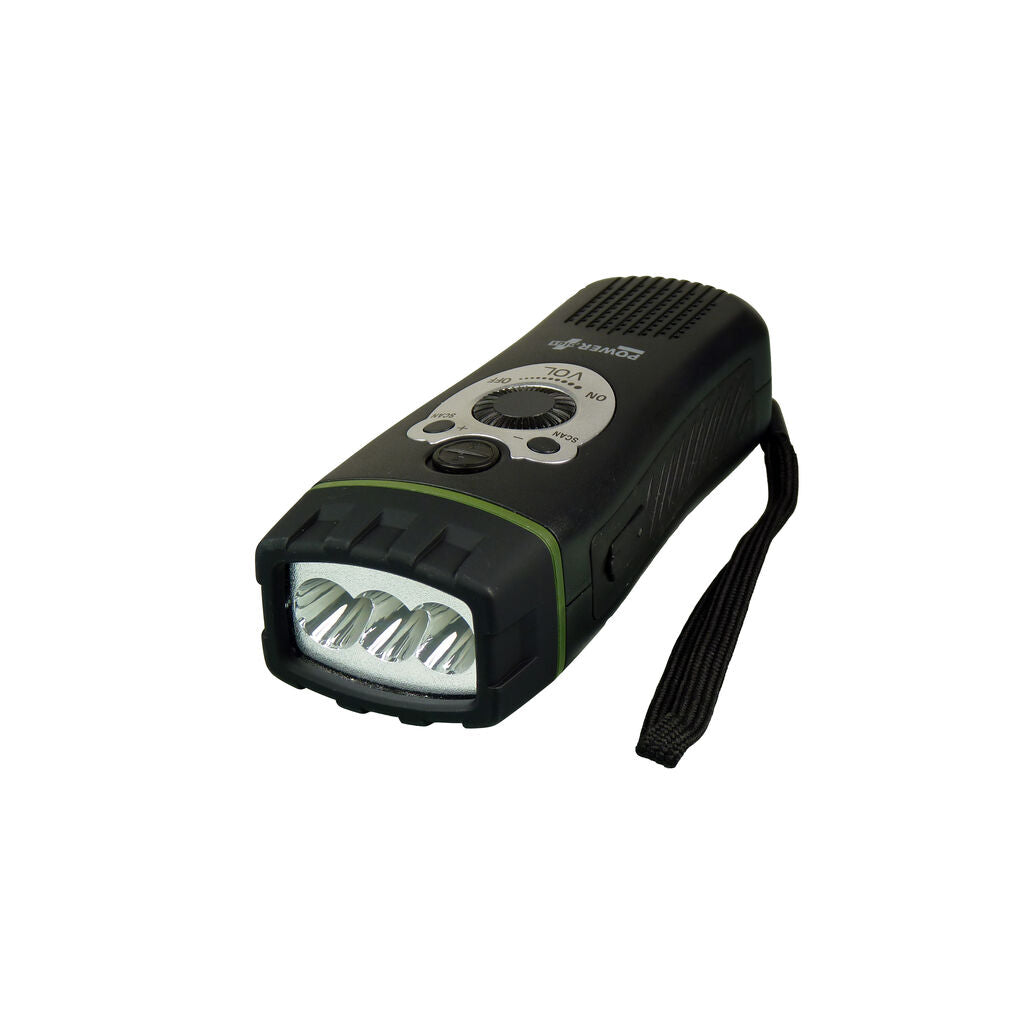 Radio Dynamo LED Flashlight Personal Alarm POWERplus Wolf Emergency