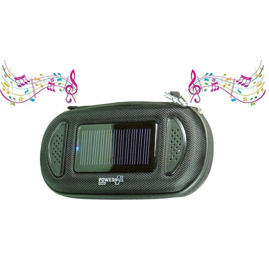 Case with the POWERplus Jaguar Solar Speaker and Powerbank