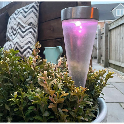 Solar Garden Lamp Colorful POWERplus Flamingo