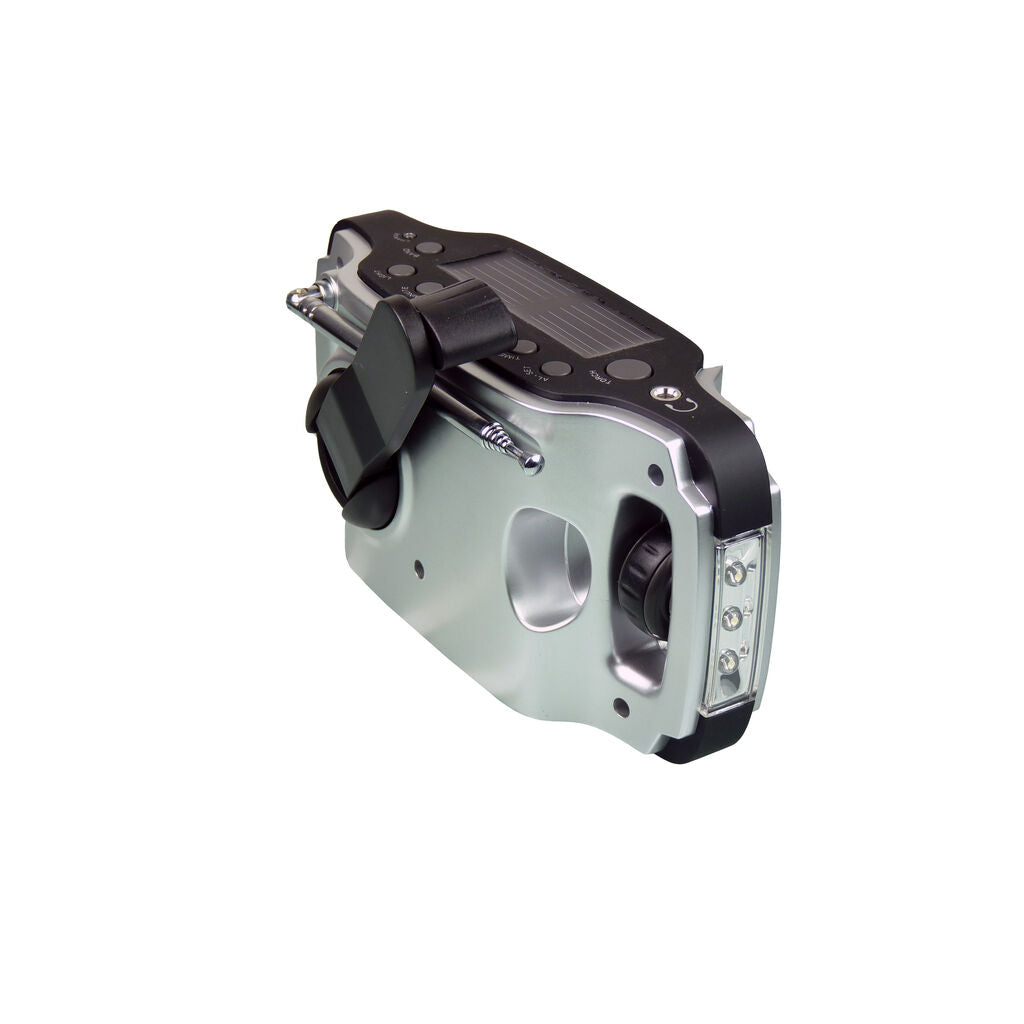 AM/FM Radio Solar Dynamo POWERplus Lynx Flashlight Charger (Image 5 of 7) - Information, light and energy always at hand - regardless of access to electricity or batteries. Keywords: dynamo, radio, solar. SKU: 8717853701566 POWERplus Lynx