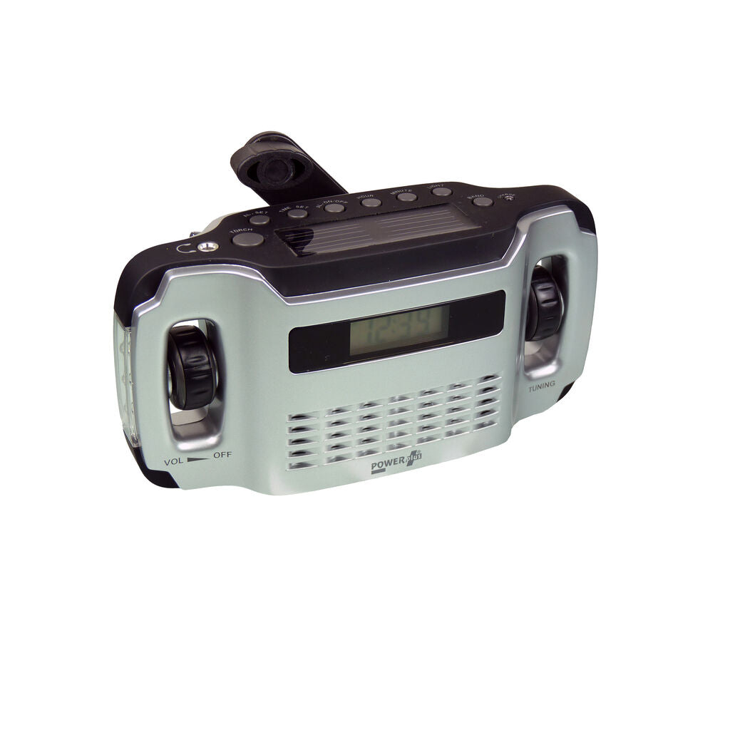 AM/FM Radio Solar Dynamo POWERplus Lynx Flashlight Charger (Image 1 of 7) - Information, light and energy always at hand - regardless of access to electricity or batteries. Keywords: dynamo, radio, solar. SKU: 8717853701566 POWERplus Lynx