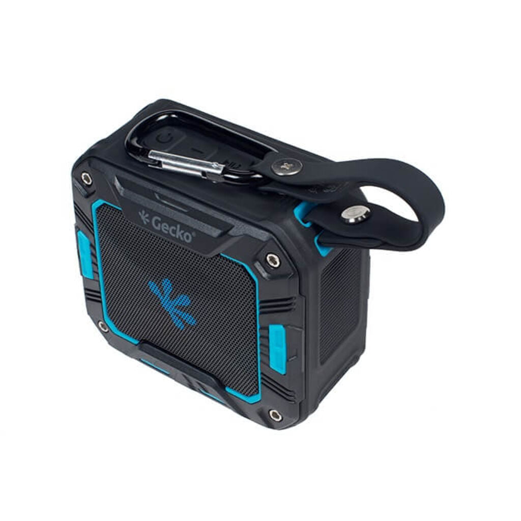 Waterproof Gecko Sound Square 5W Outdoor Bluetooth Speaker (Image 2 of 8) - Your favorite music is always with you, regardless of the conditions! The Gecko Sound Rectangle. Keywords: dynamo, flashlight, LED. SKU: Gecko-SS5W