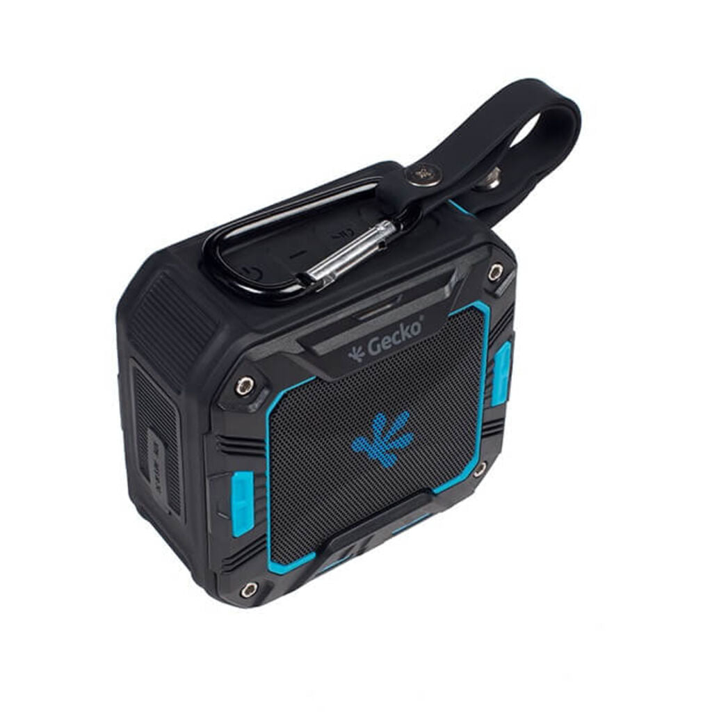 Waterproof Gecko Sound Square 5W Outdoor Bluetooth Speaker (Image 3 of 8) - Your favorite music is always with you, regardless of the conditions! The Gecko Sound Rectangle. Keywords: dynamo, flashlight, LED. SKU: Gecko-SS5W